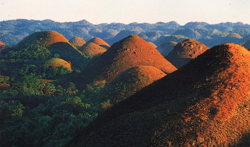 Chocolate mountains, Philippines - Fun Things To Do in The Philippines