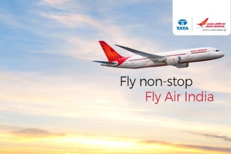 Air India has several non-stop flights
