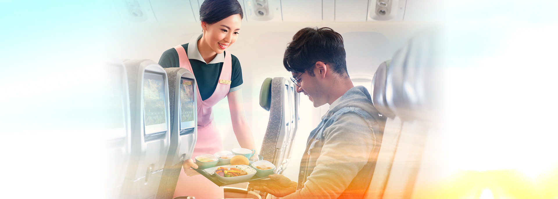 EVA Air flights to Taipei and Asia with the company's award-winning service