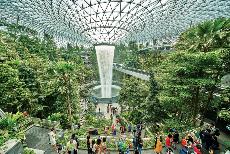 Forest Valley, the world's biggest indoor waterfalls