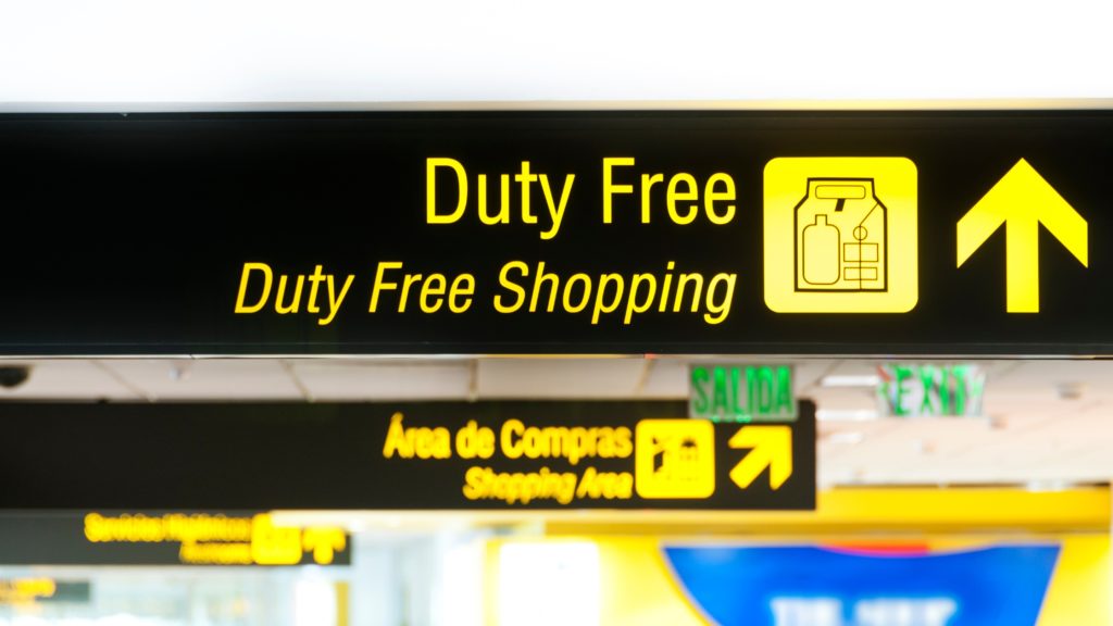 Duty free shops: rules you need to know