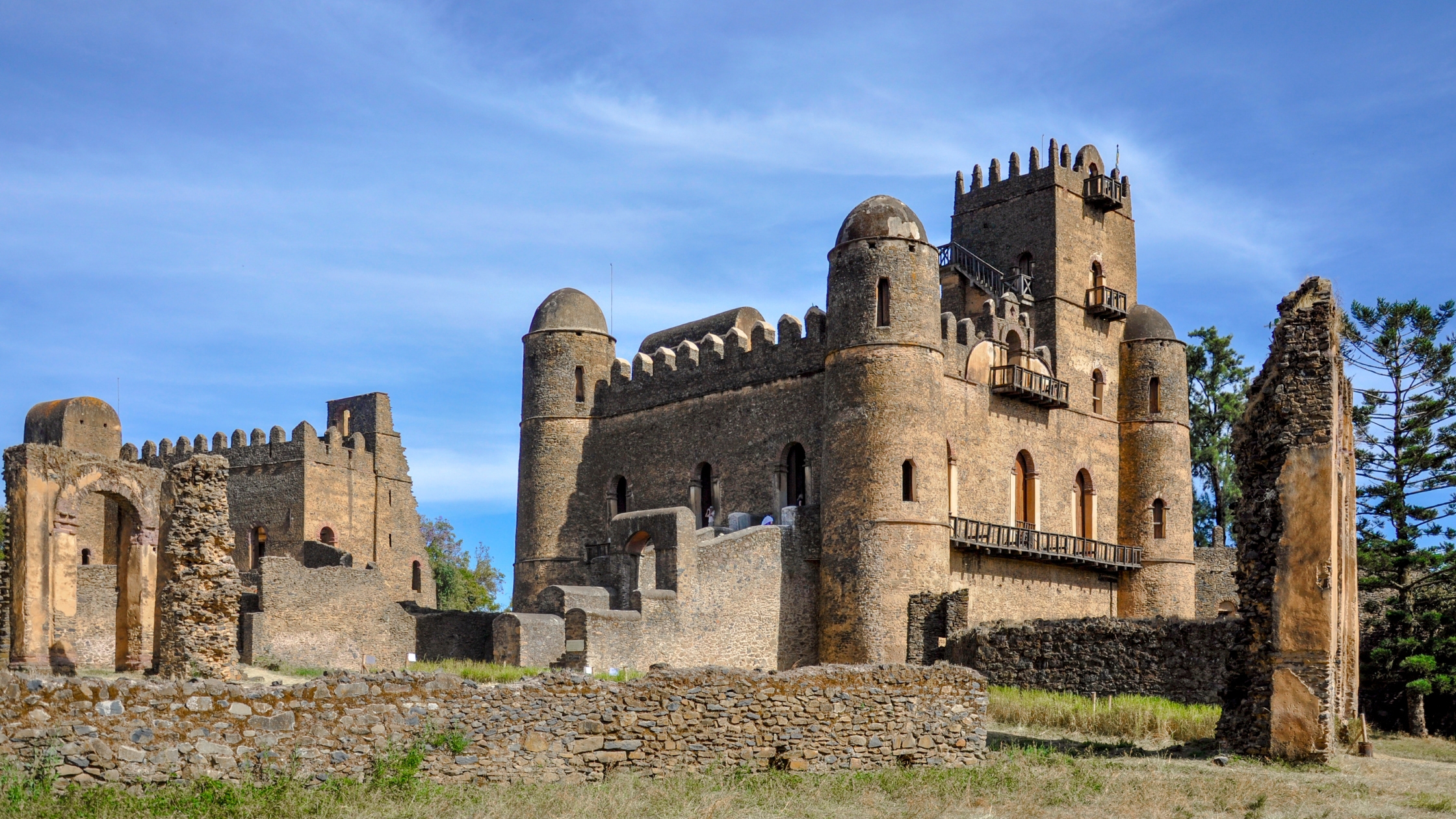 Discover the Fasil Ghebbi complex in Gondar, Ethiopia