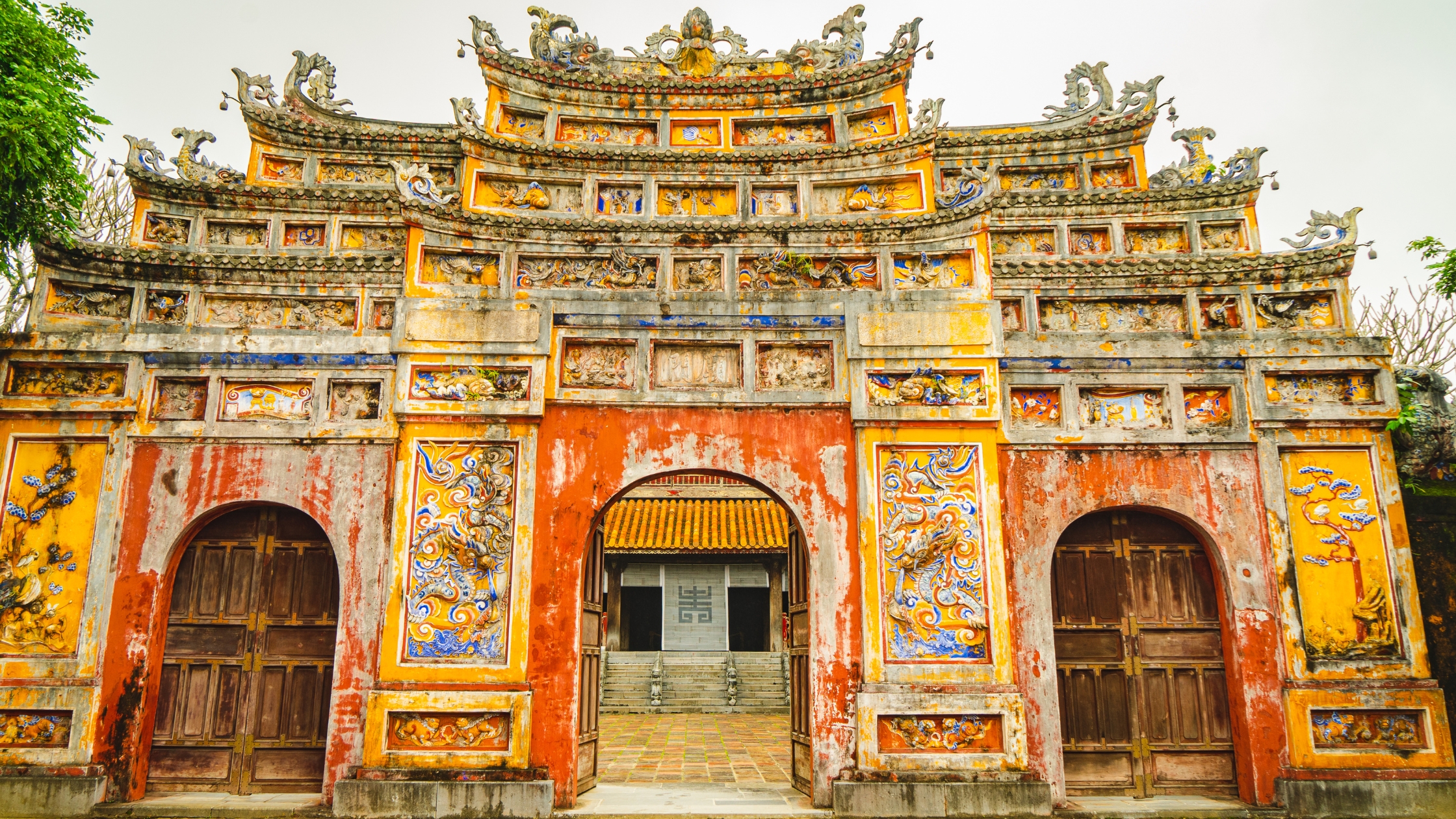 Imperial City in Hue is a UNESCO site