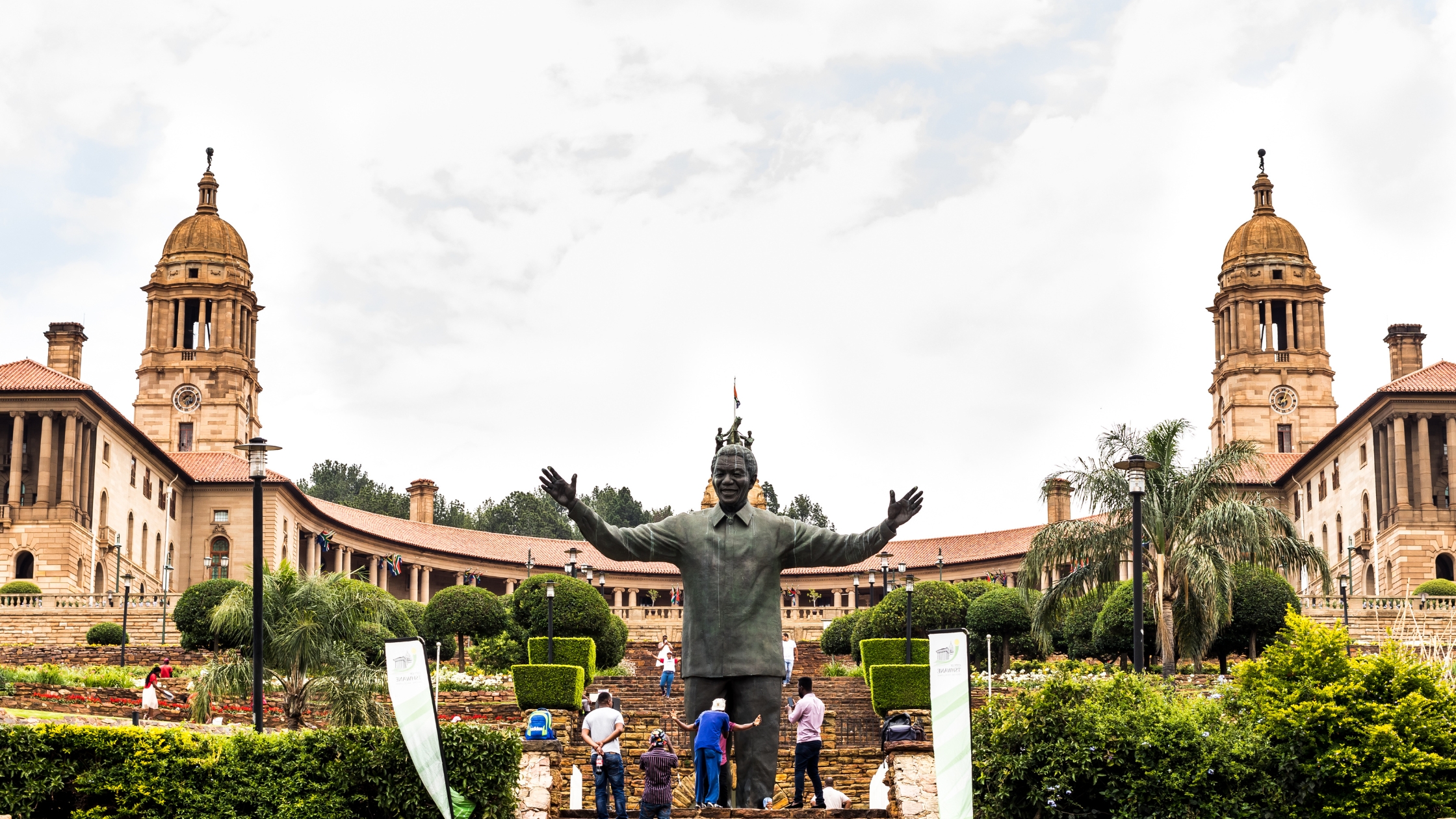 Nelson Mandela's statue