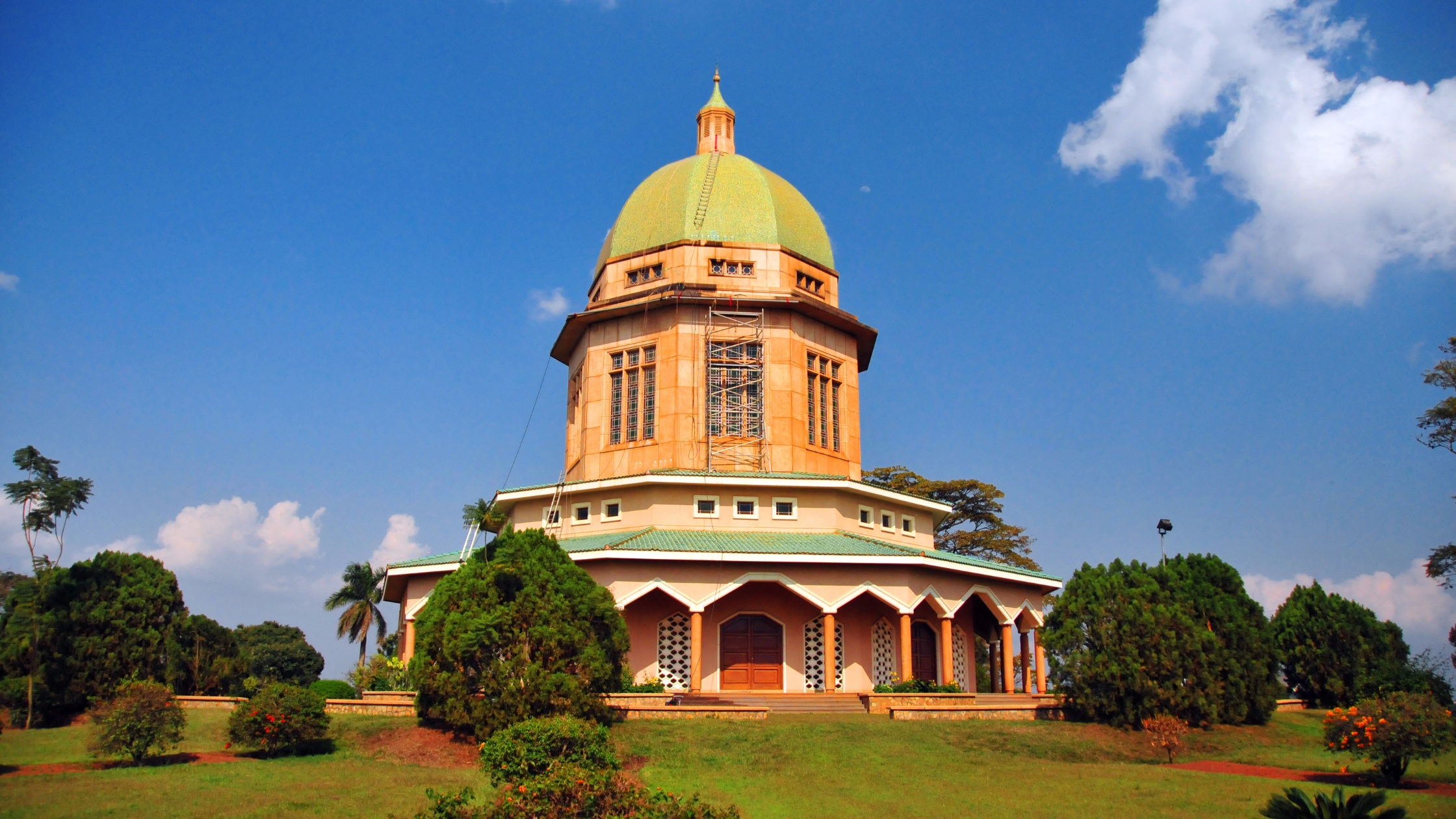 Travel to Uganda and visit the Bahai Temple in Kampala