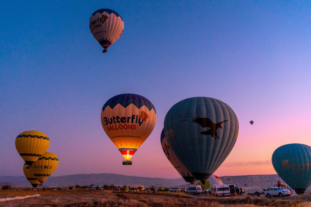 Travel to Turkey and discover beautiful Cappadocia and it's hot-air balloons