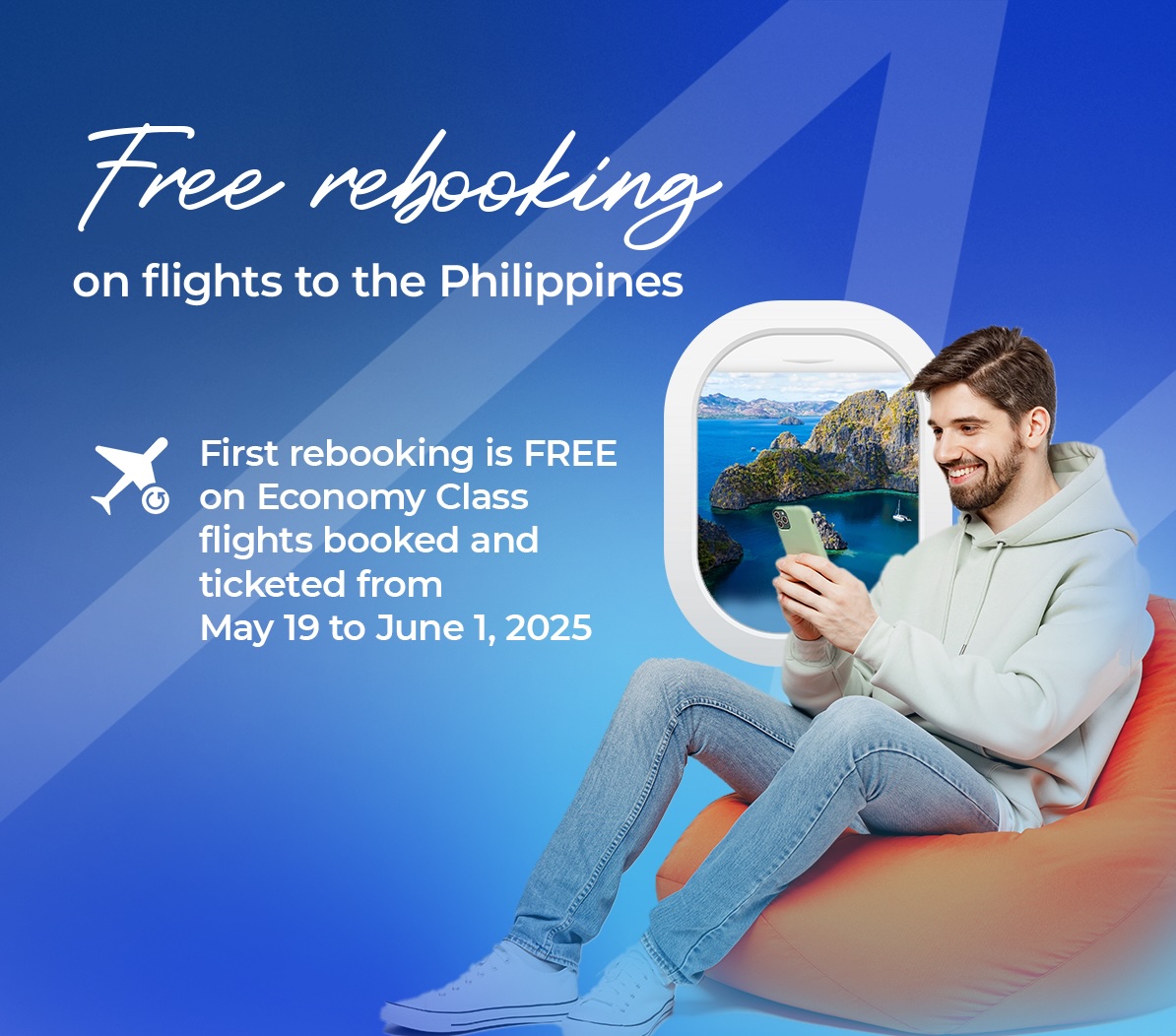 Philippine Airlines free rebooking is an excellent chance to lock in a great rate