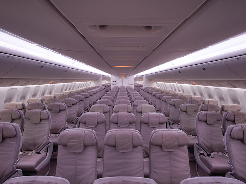 Flying Saudia means spacious cabins even in Economy Class (Guest Class)
