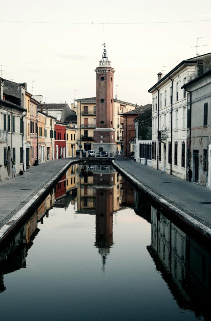 Comacchio Italy in the Emilia-Romagna region