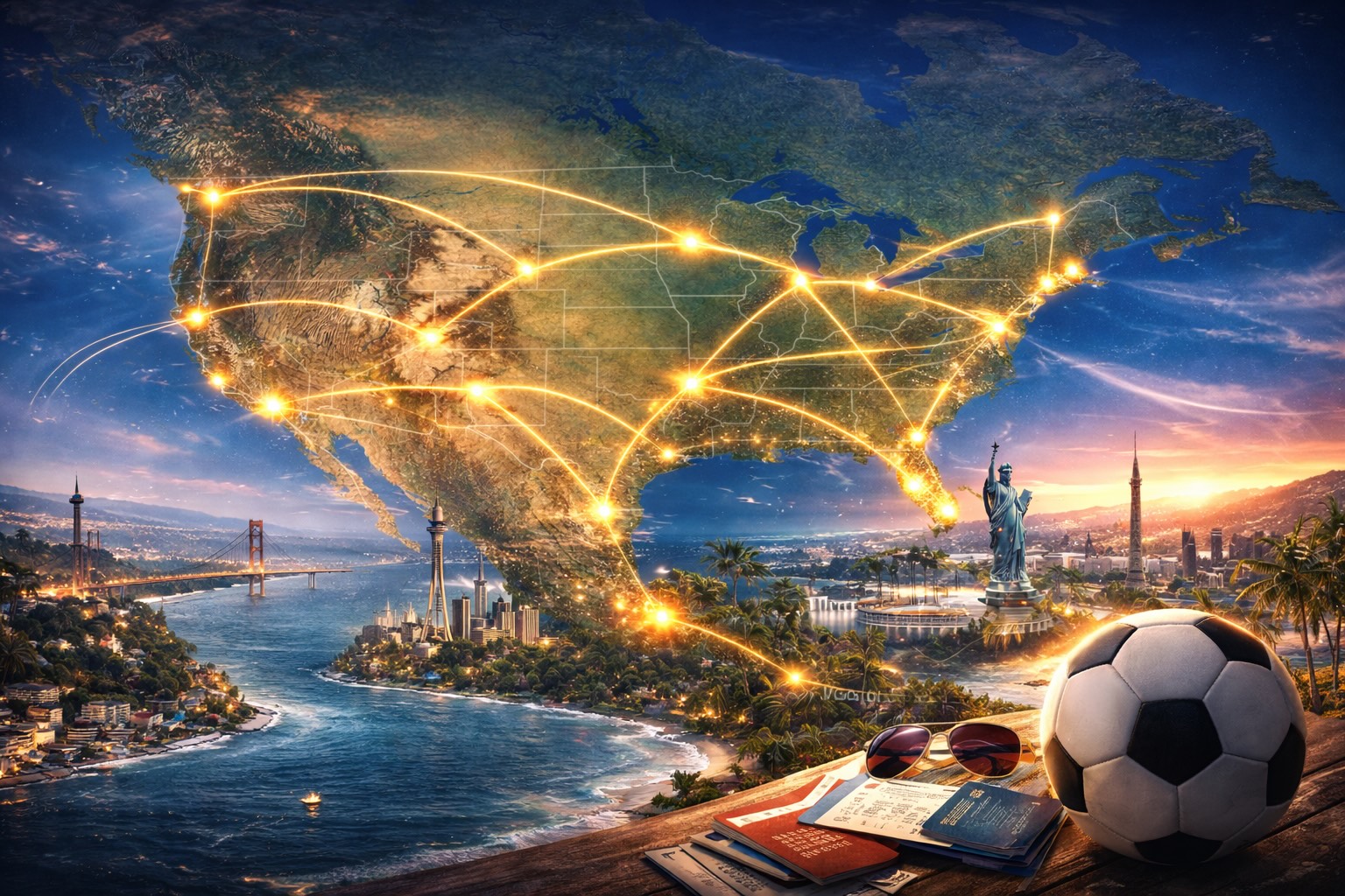 World Cup 2026 is taking place in 16 host cities in North America