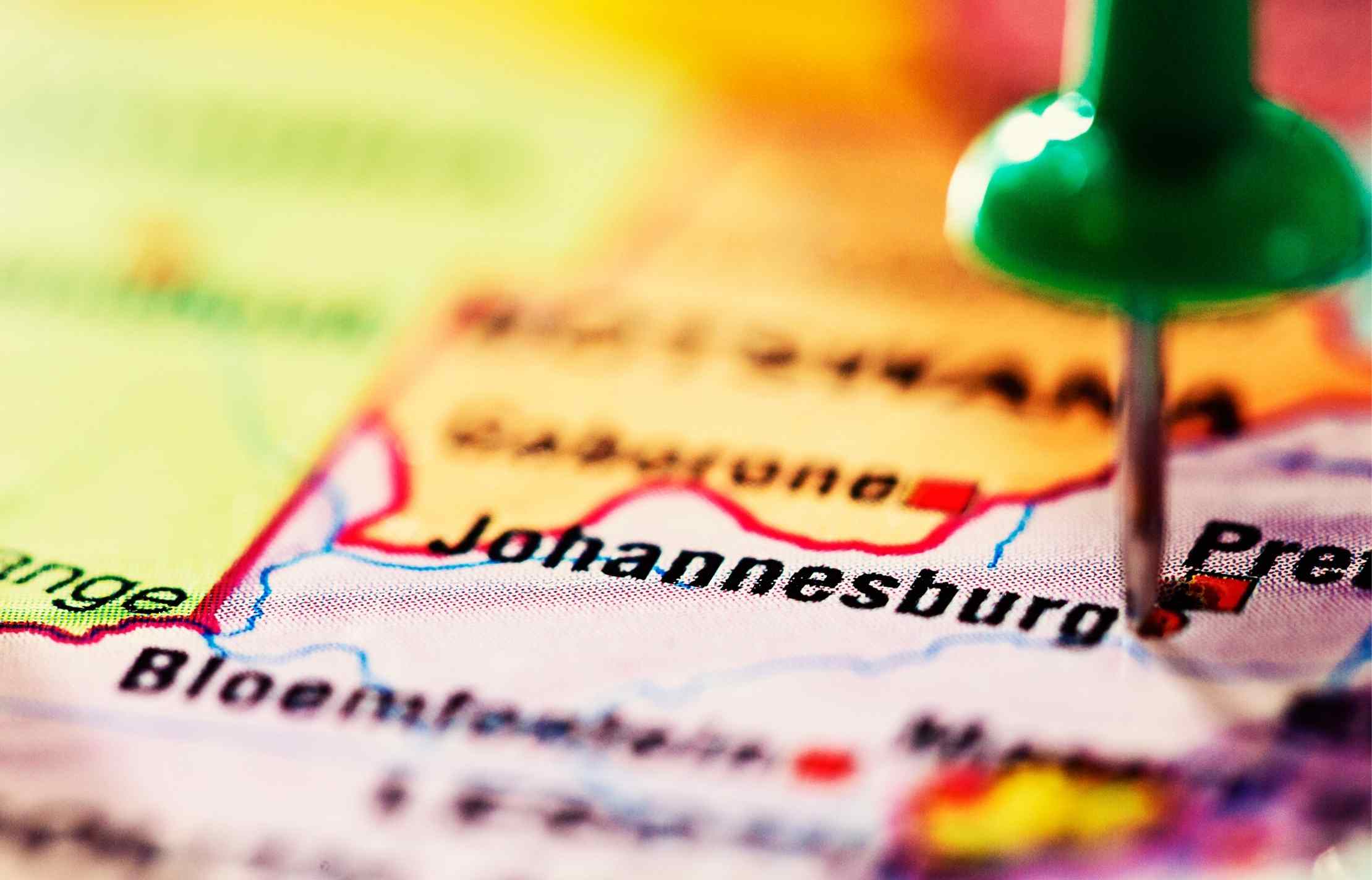 Flights to Johannesburg are very different