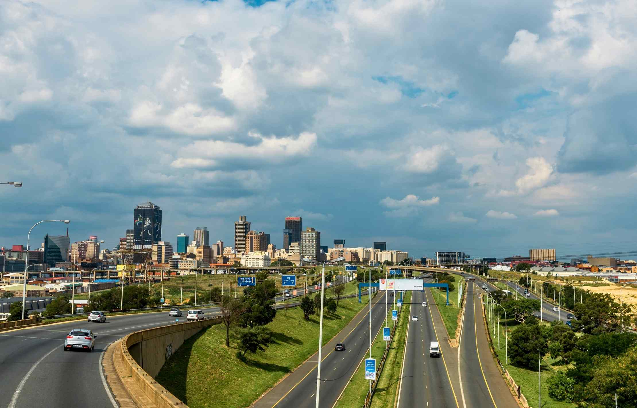 Flights to Johannesburg are long, but getting to the city from the JNB Airport is quick