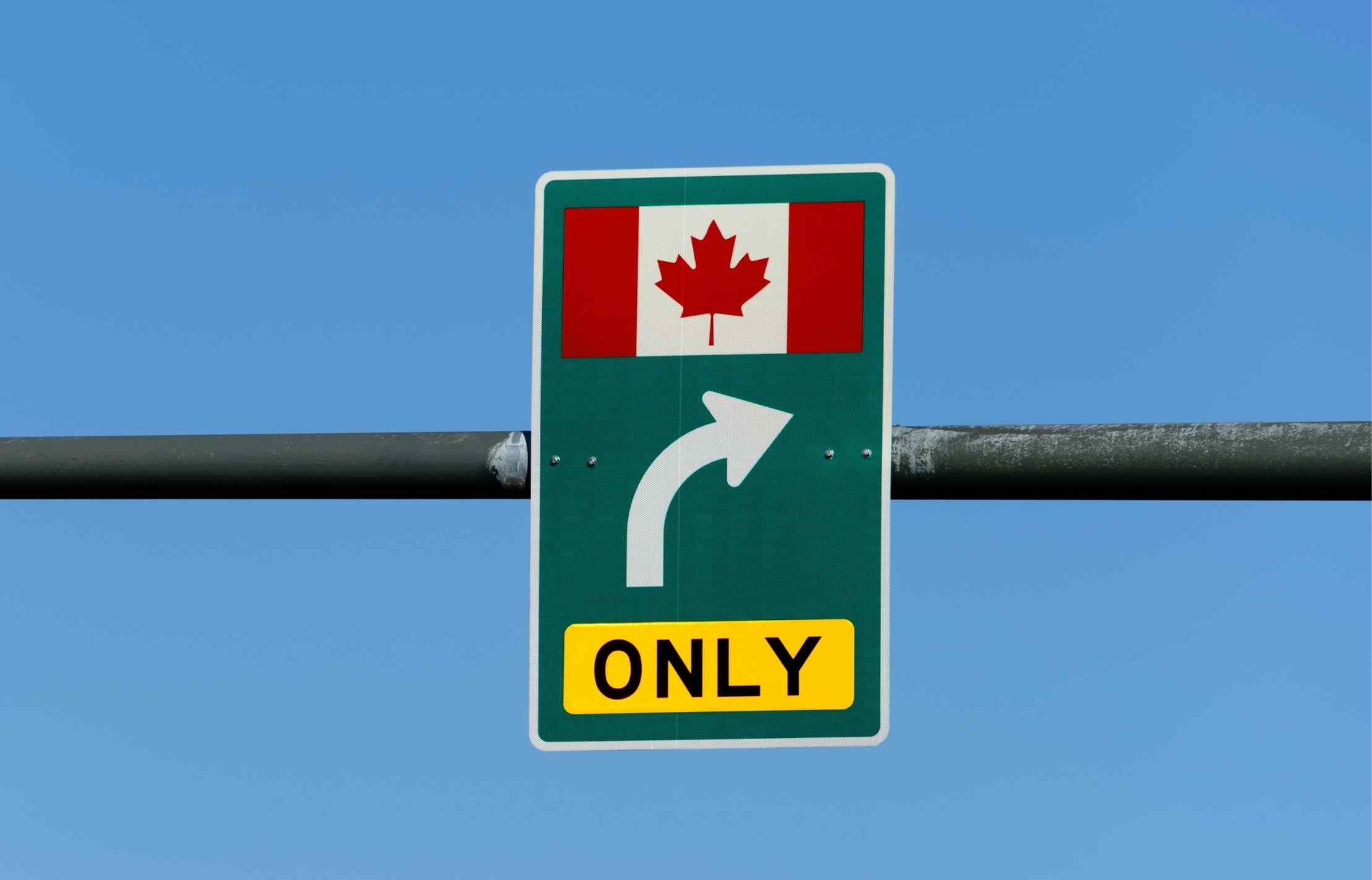 Same rules apply when you travel to and from Canada via the US land border