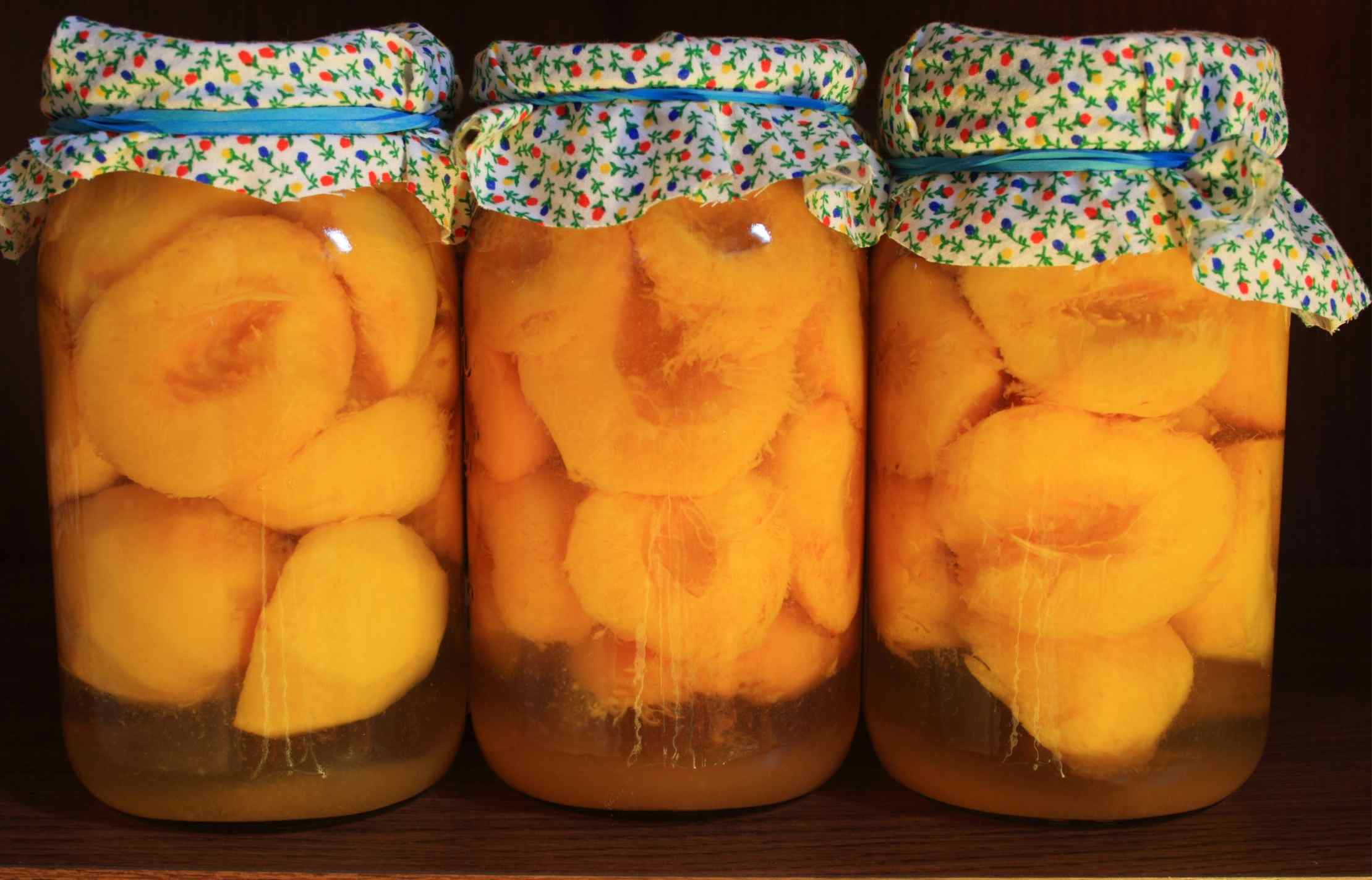 Homemade canned peaches won't be allowed into the U.S.