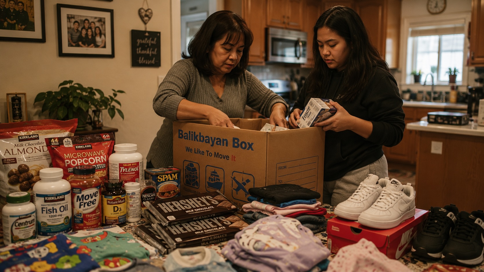 Packing a balikbayan box 