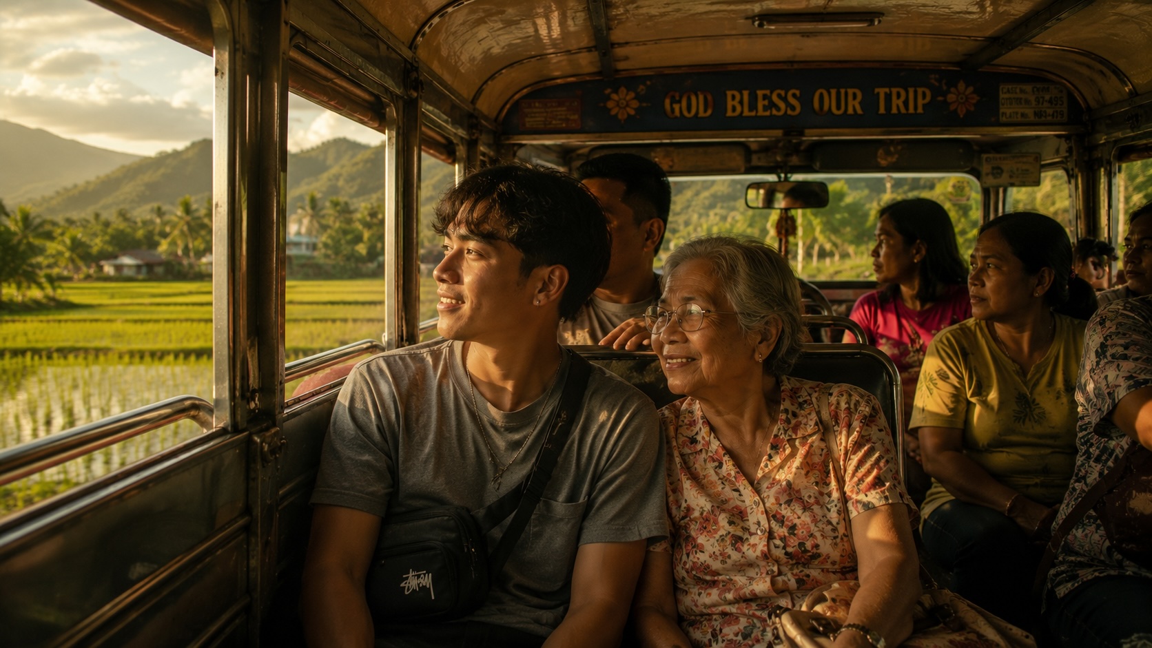 Taking a jeepney ride to the Probinsiya