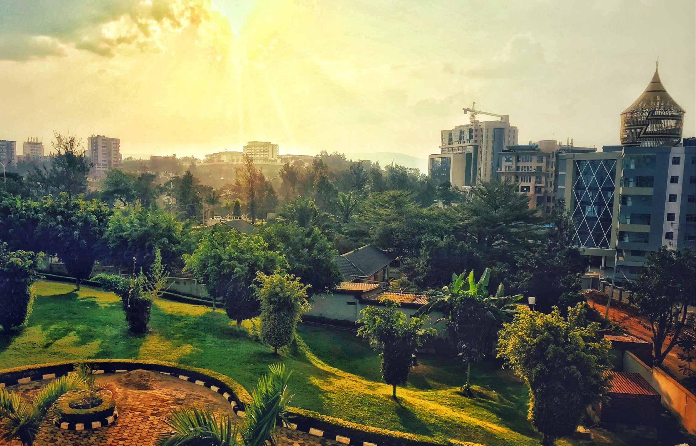 Sunset in Kigali, Rwanda