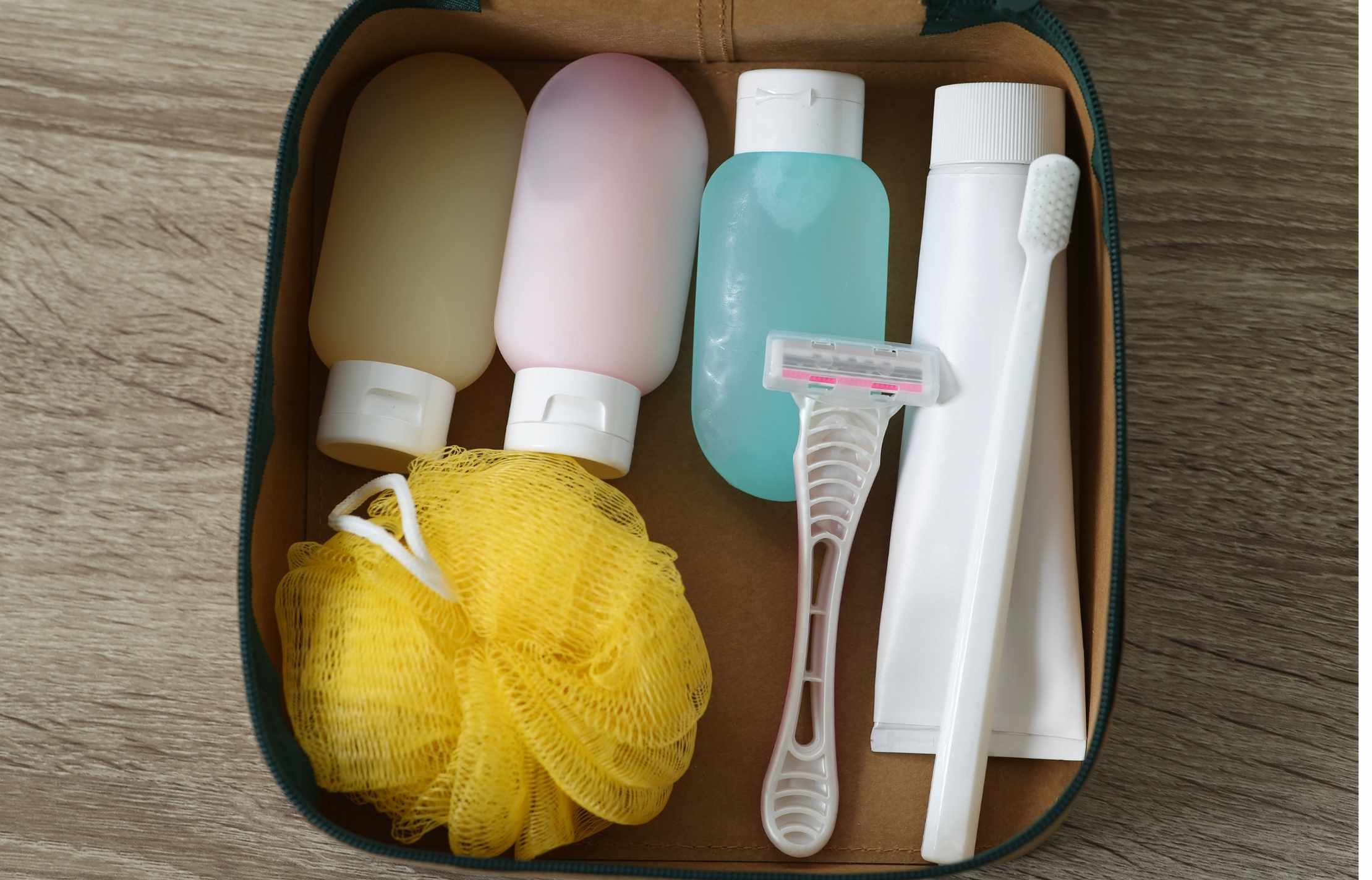 If you travel only with a carry-on, then get travel-sized containers for your shampoo, etc