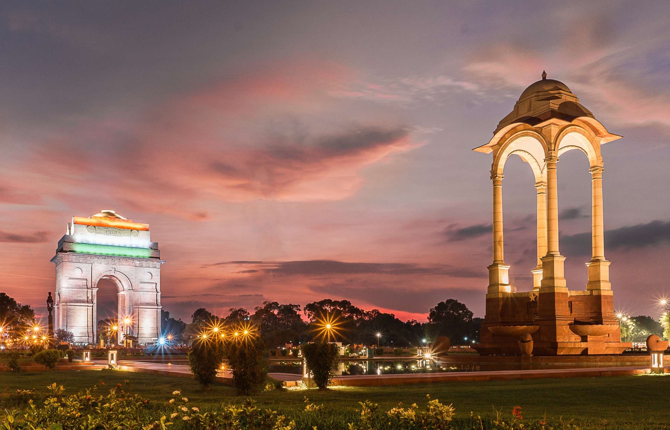Gates of India at Night