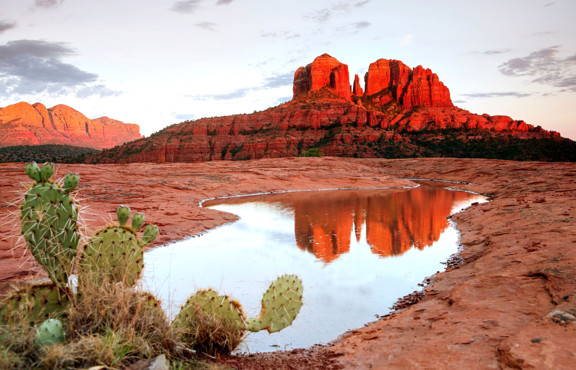 Sedona is a great Romantic US Getaway and the weather is perfect in the fall